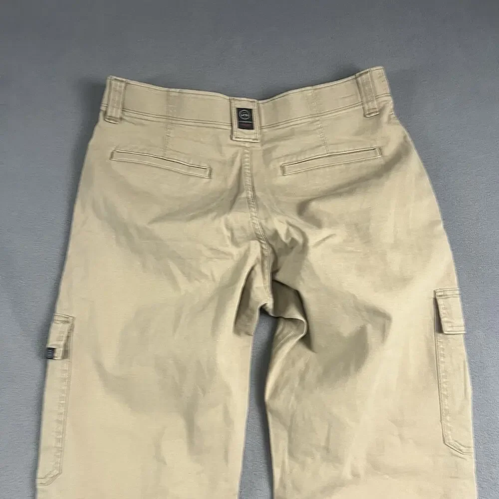 Wrangler ATG Pants Mens 32X34 Beige Utility Cargo Pockets Hiking Workwear